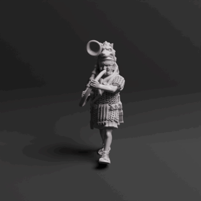 Roman Legionaries Command Cornicen 01