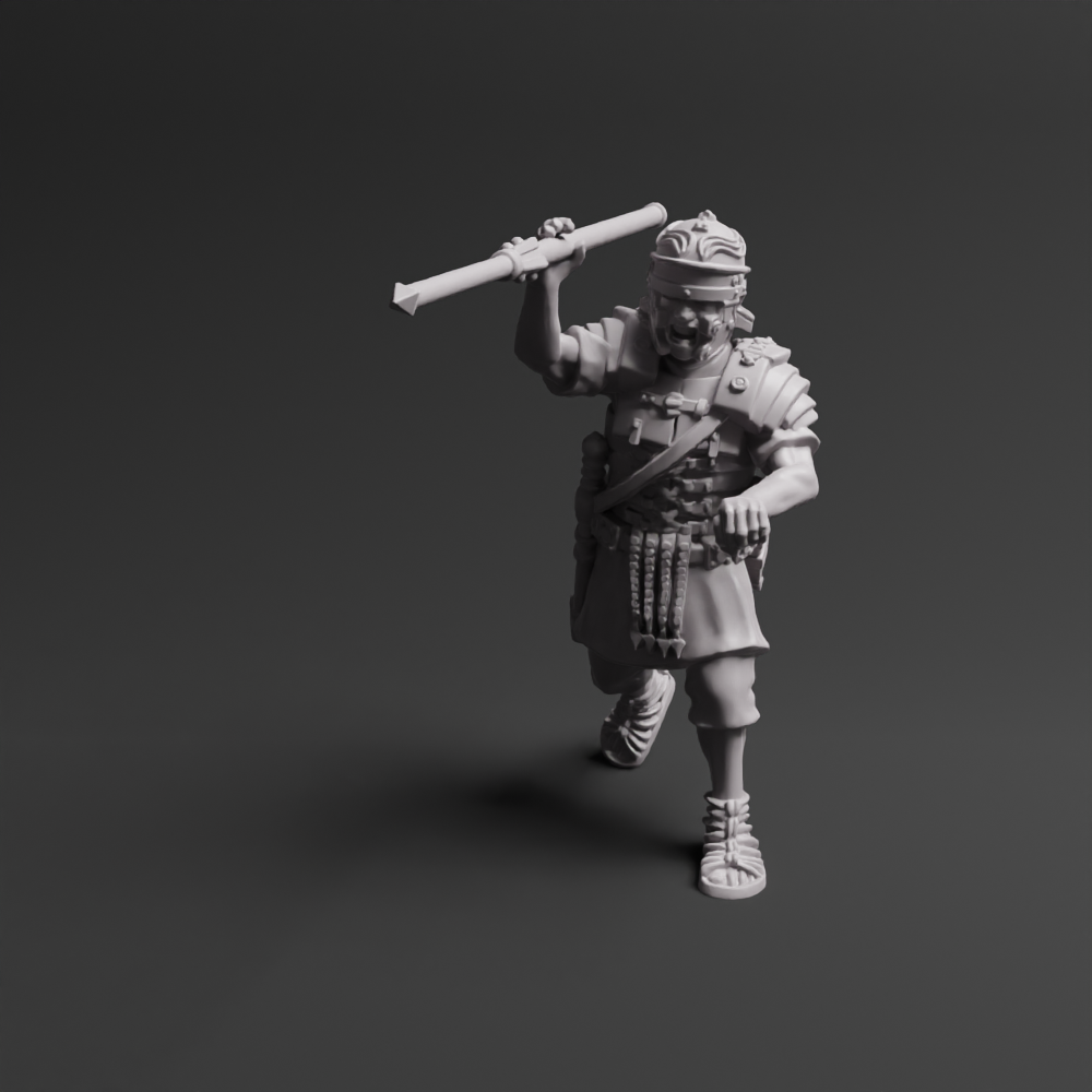 Roman Legionary Pilum Fighting 02