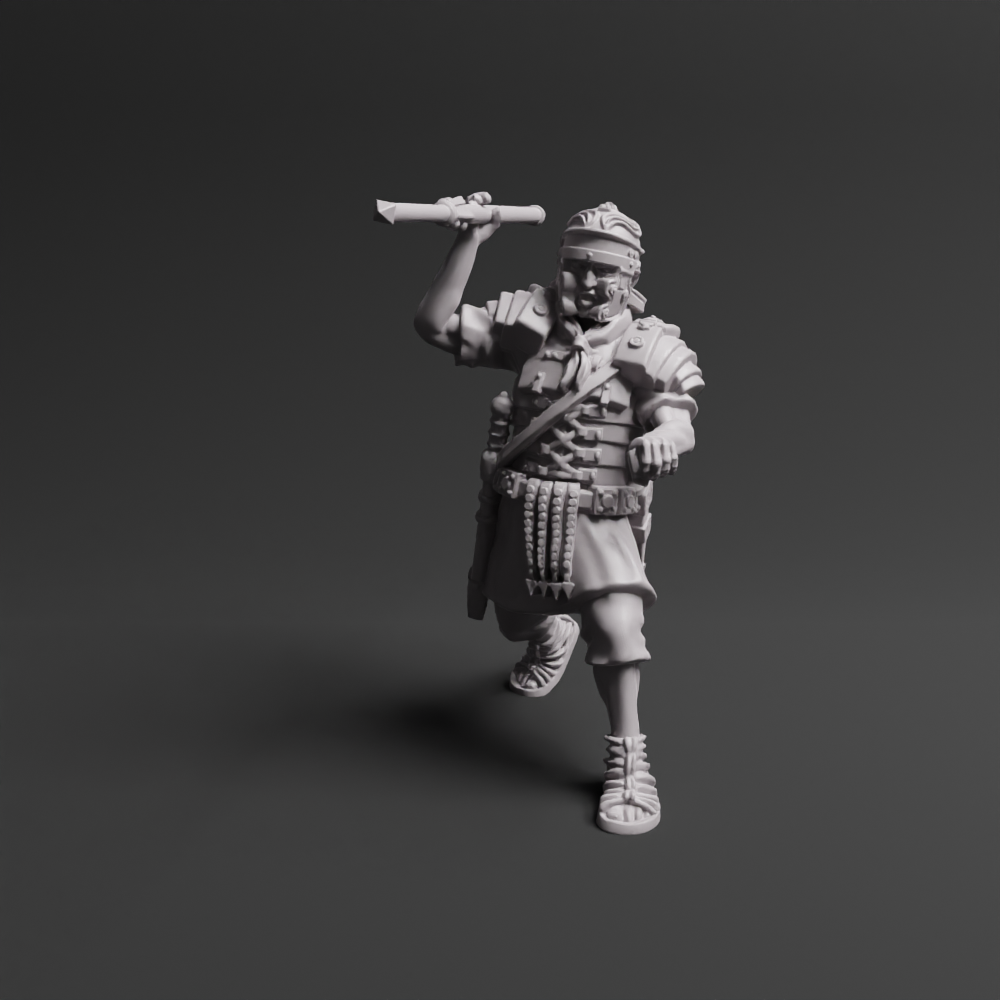 Roman Legionary Pilum Fighting 03
