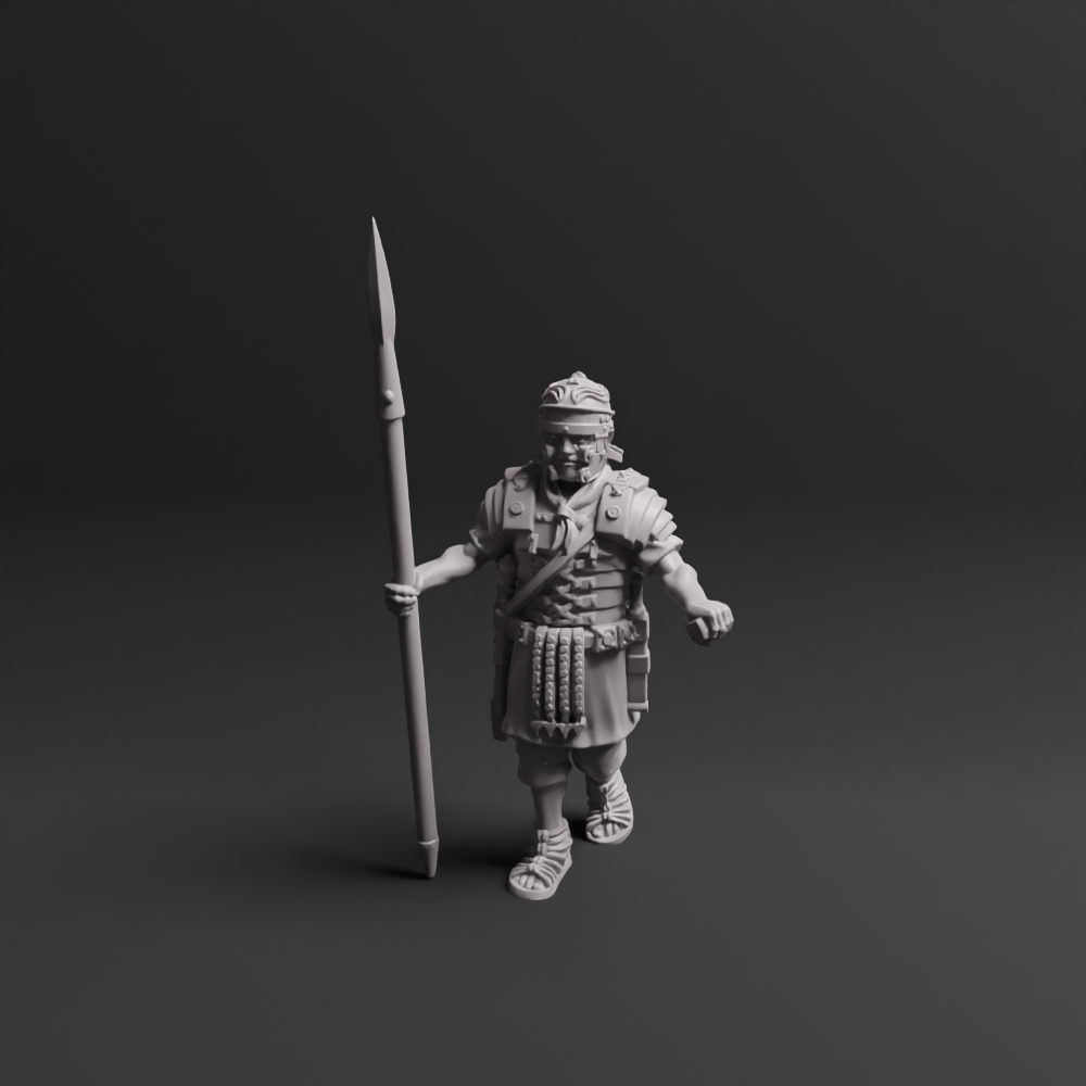 Roman Legionary Spear Marching 03