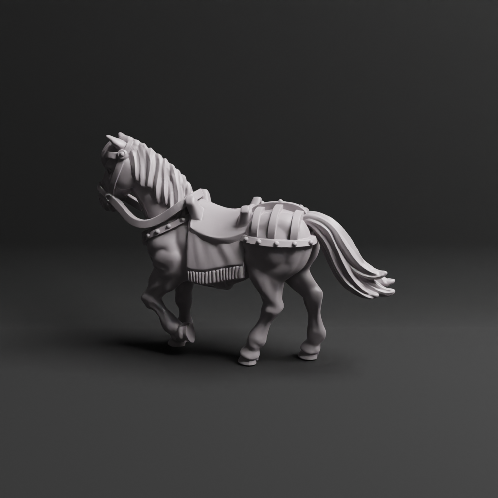 Roman Praetorian Cavalry 04 Horse
