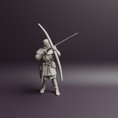 14th century Longbowman Back 4