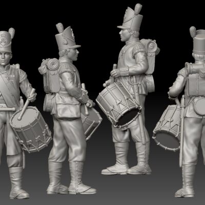 Drummer British 27th "Inniskillin" Regiment of Foot-Waterloo 1815