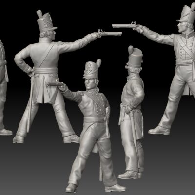 British Officer 27th "Inniskillin" Regiment of Foot Napoleonic