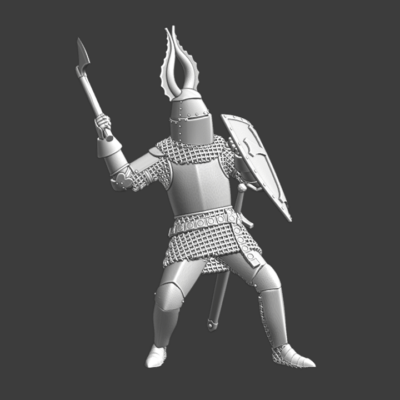 Late Medieval Teutonic Knight Fighting