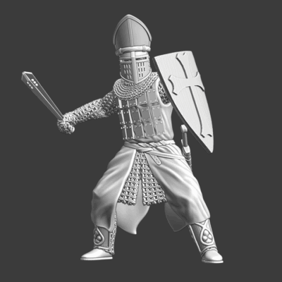 Medieval Warrior Bishop