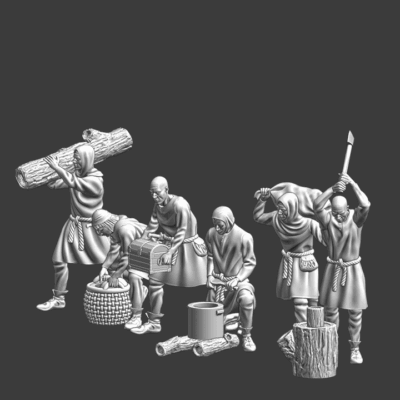 Medieval Workers Set - NCM