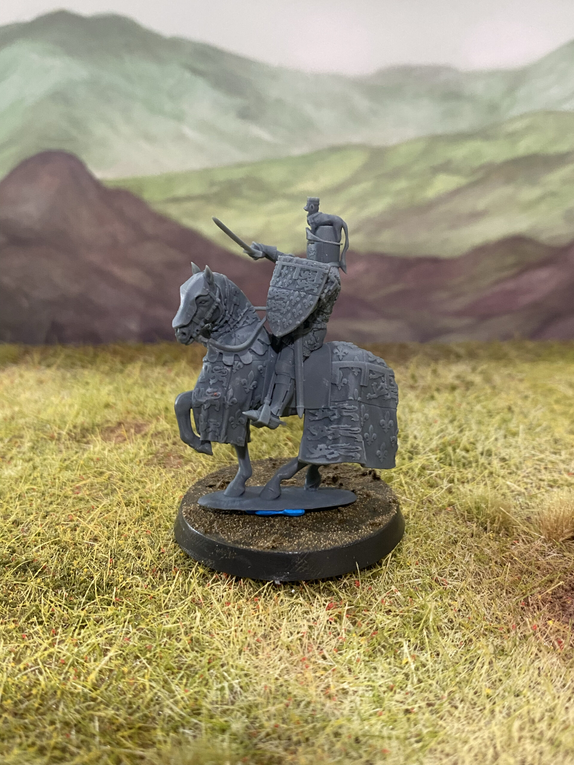 Prince Edward of Woodstock Mounted, the Black Prince