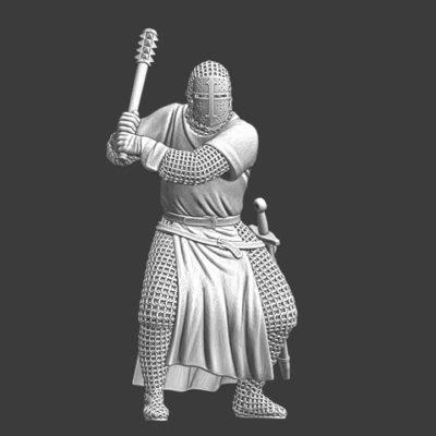 Saint Lazarus Order knight in combat