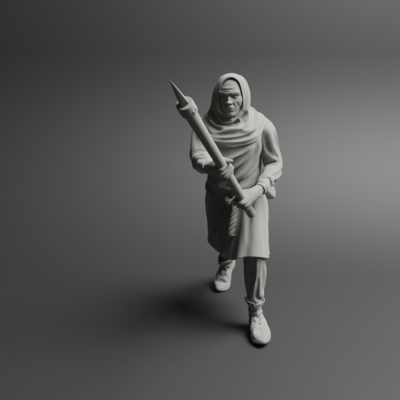 Medieval peasant levy Pose one w goodentag NCM