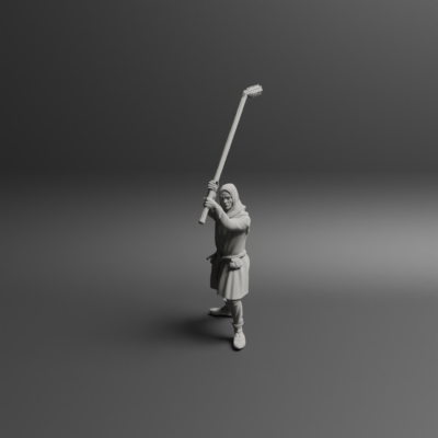 Medieval peasant levy Pose two NCM