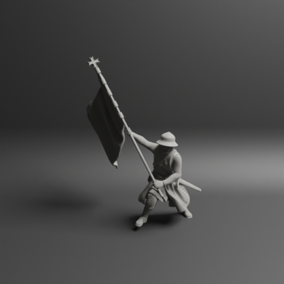 Teutonic Order banner soldier