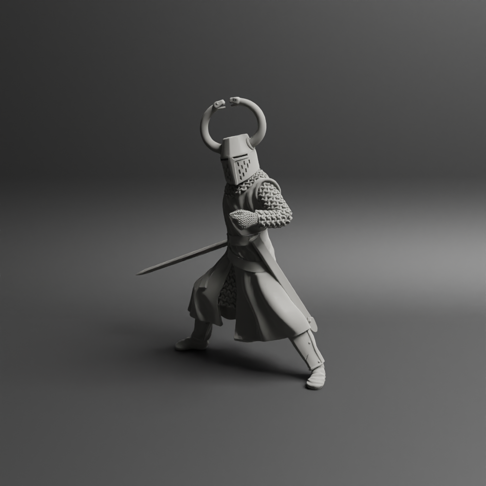 Teutonic Order sword knight