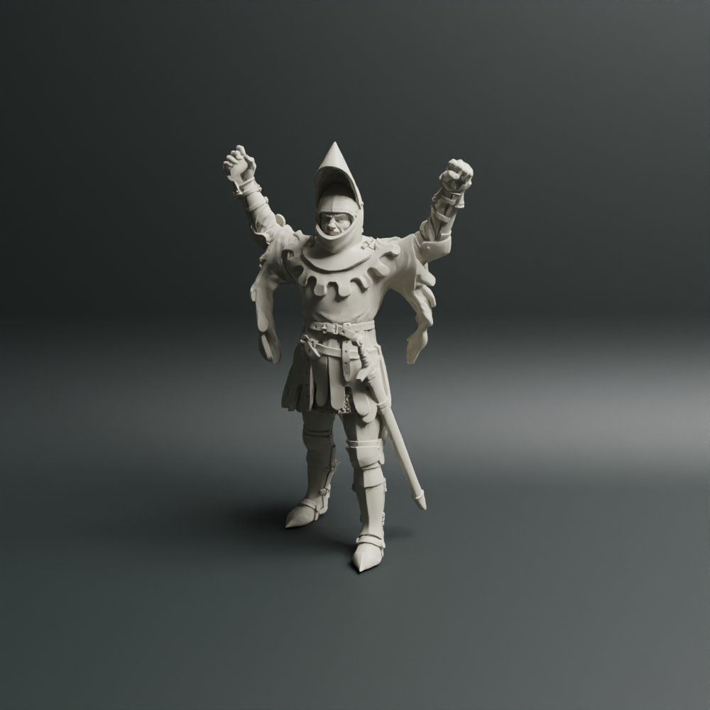14th 15th century Men at Arms 5 Champ