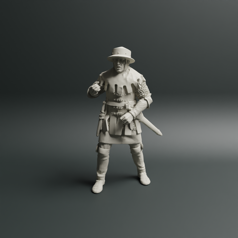 14th 15th century Men at Arms 9
