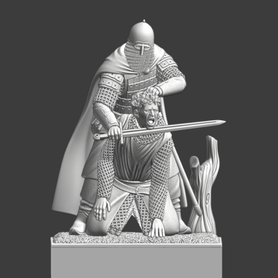 Kievan Rus Knight Executing a Crusader