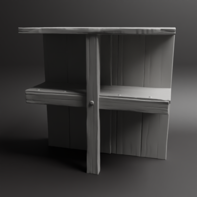 Western Saloon Bar counter 1