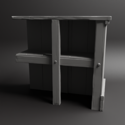 Western Saloon Bar counter 3