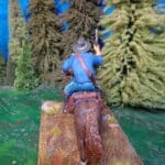 Crouched rider gun up photo review
