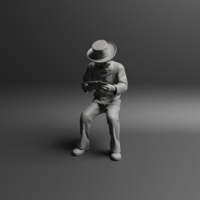 Saloon card player 5