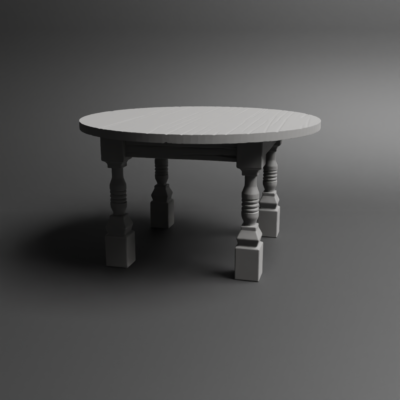 Western saloon round table