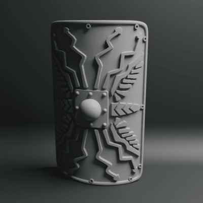 2x Imperial legionary shield 02