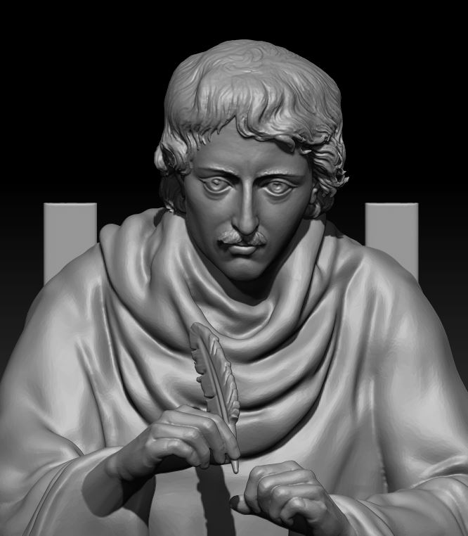 Giordano Bruno - Scriptorium set monk scribe - Image 2