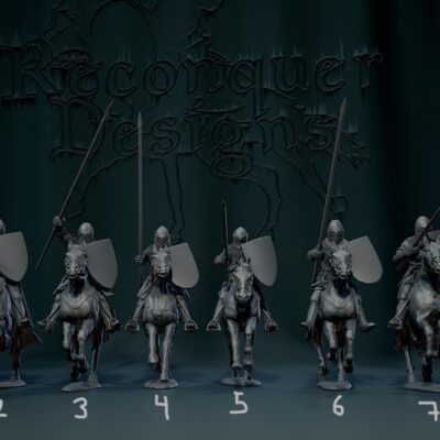 Mid 14 Century Knights Charging v2