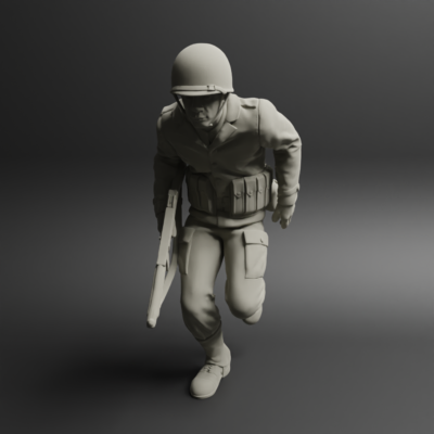 American soldier ww2 Run A14 vh