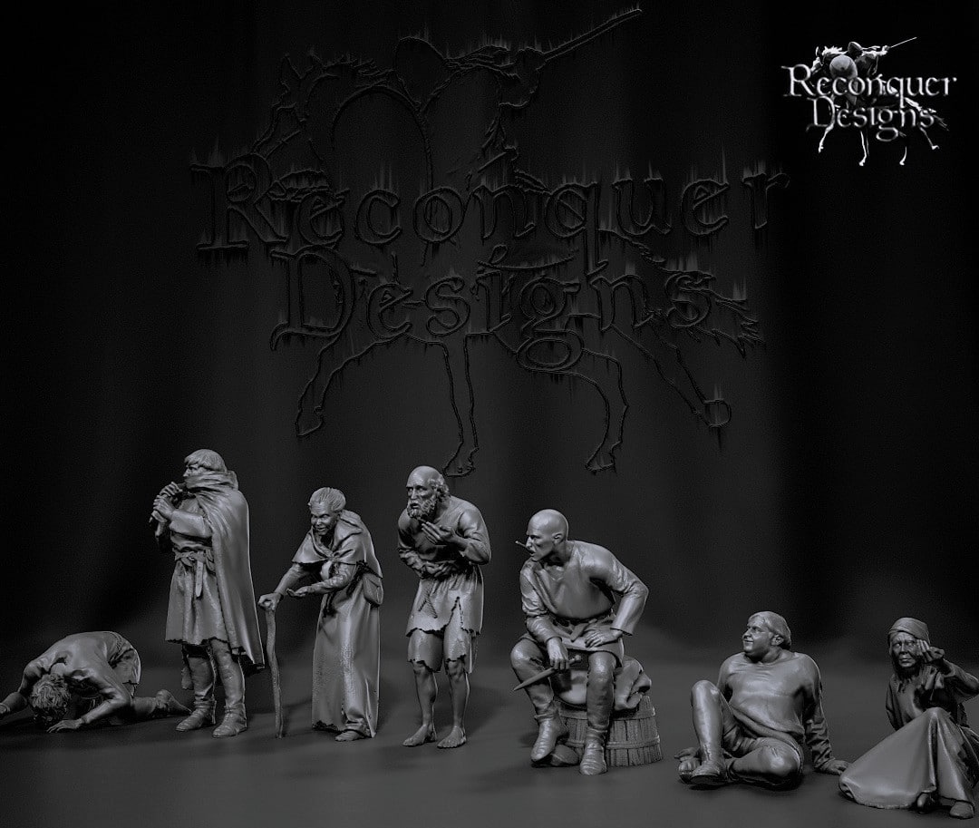 Medeival Beggars Set