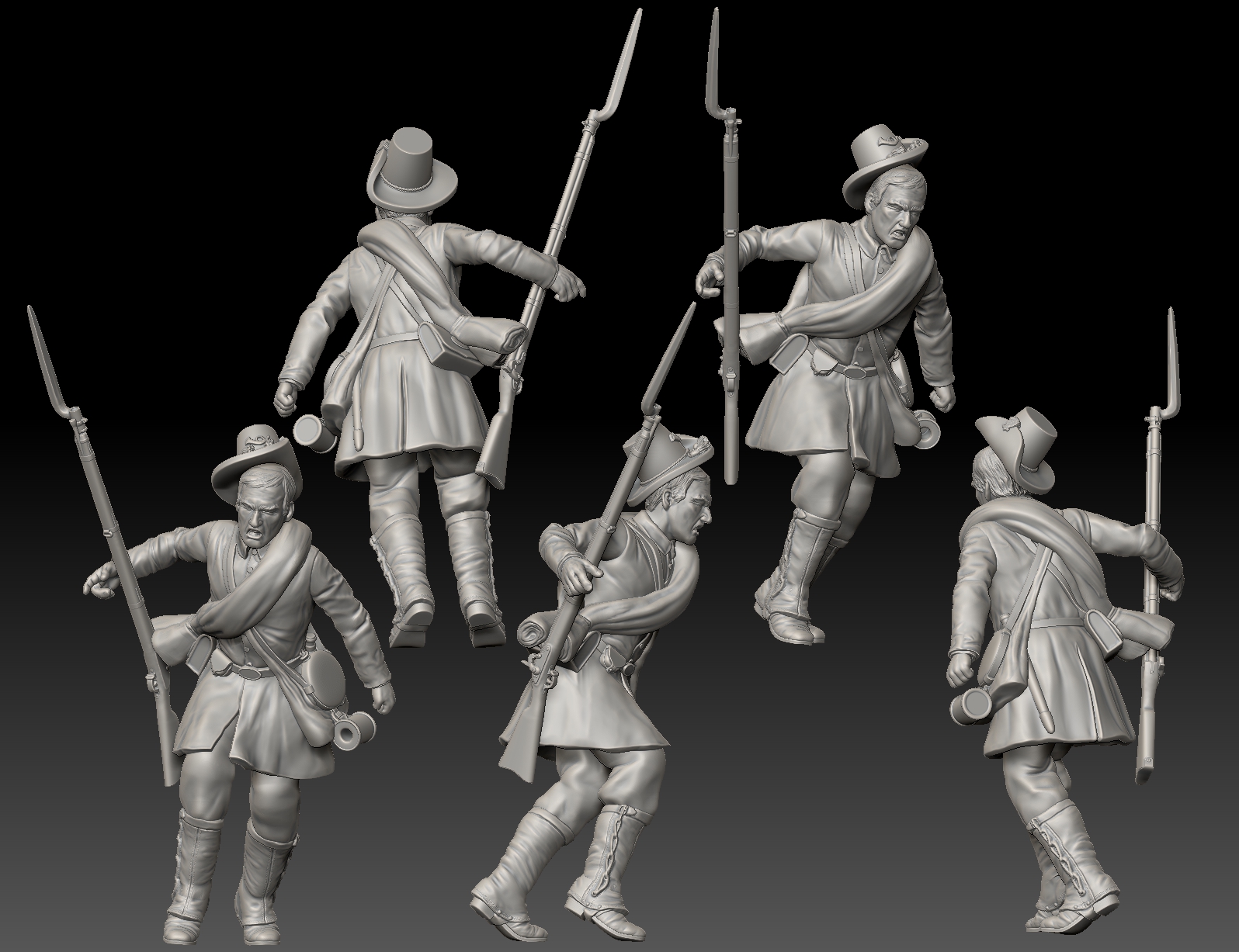 Iron Brigade civil war soldier shot stumbling