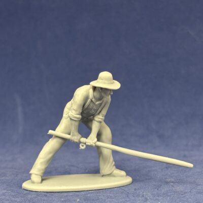 Canoneer in slouch hat with handspike