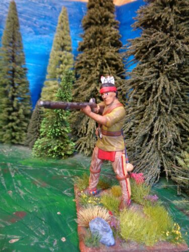 Click to view full screen Indian warrior 18th century photo review
