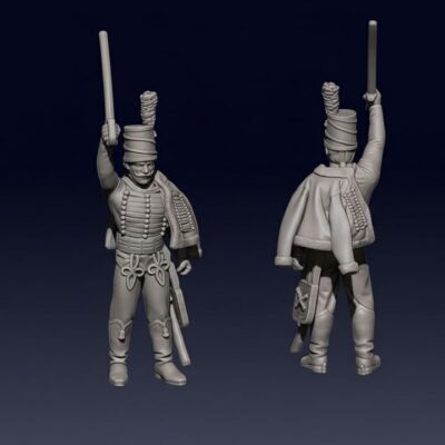 Napoleonic french horse artillery officer