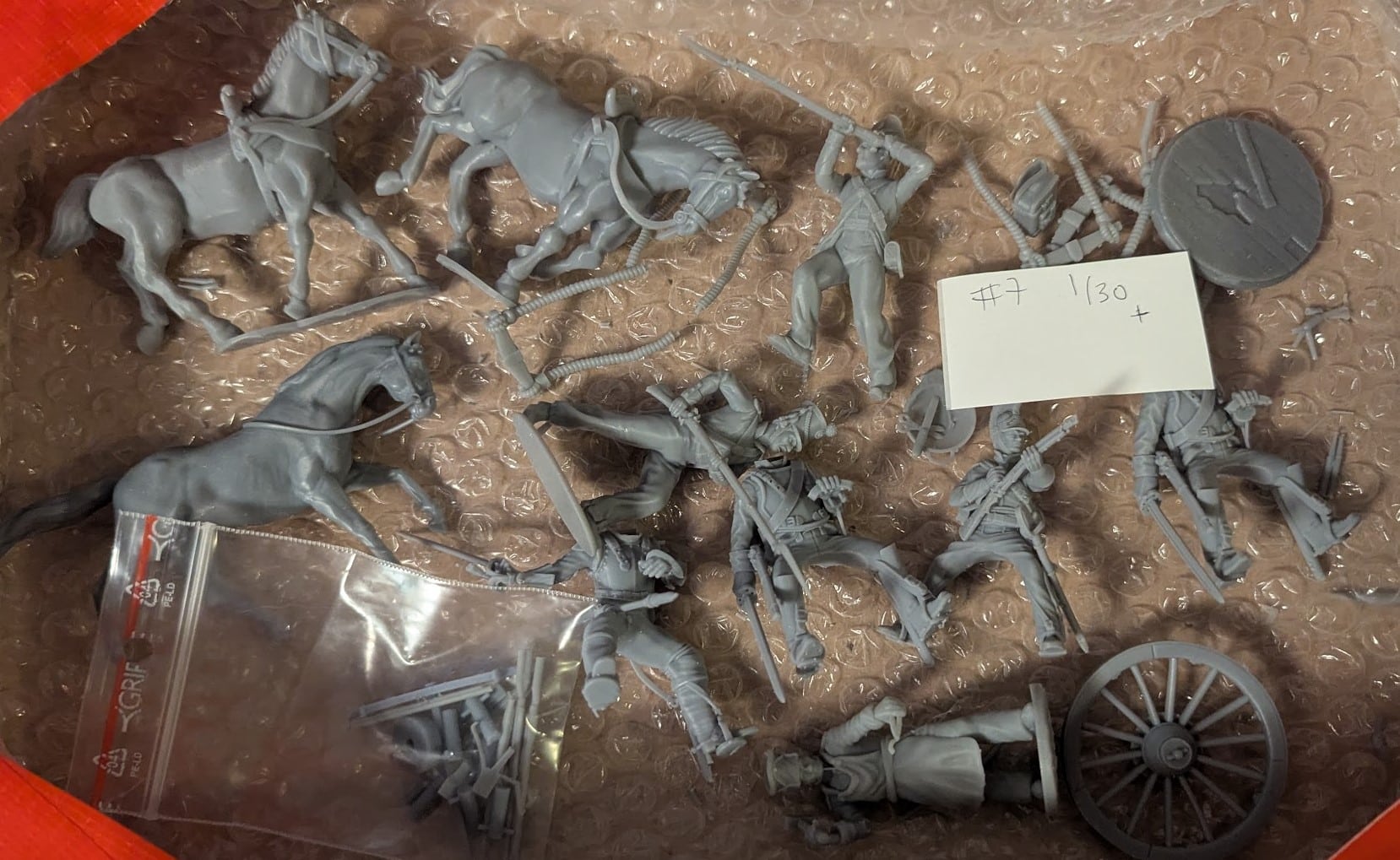 Random Box #7 broken and not, Napoleonic miniatures 1/30 1/32 +