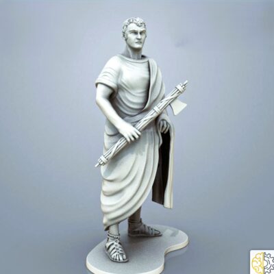Roman Lictor Magistrate with symbolic rods