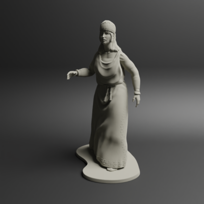 Roman woman arguing