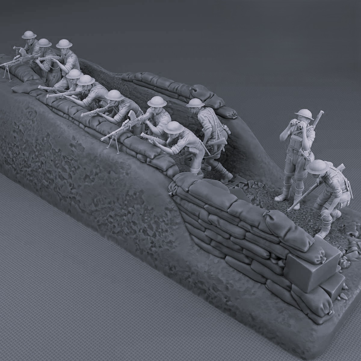 British WW2 El Alamein Set