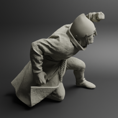 castilians spearsergeant kneeling
