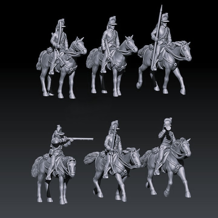 Catherine the Great's cavalry dragoons 1786-96 set 1