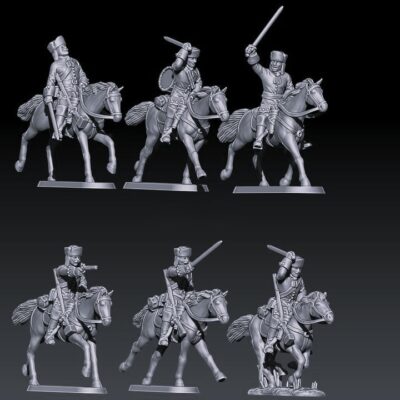 Russian dragoons for GNW 1700-1721 with karpus hat set 2