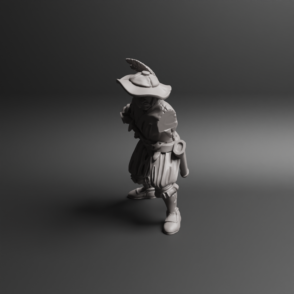 Holy Roman Empire infantry 08 pose 03