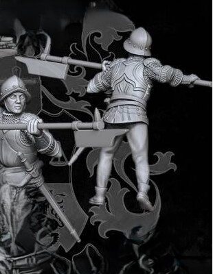 Late 15th Century Late Medieval European Mercenaries Front Ranker 1 ver2 Mail