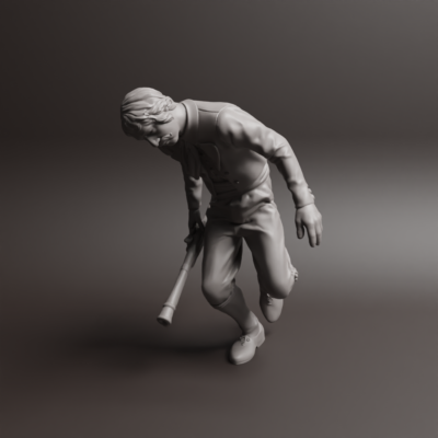 Civilian injured falling, 1800s