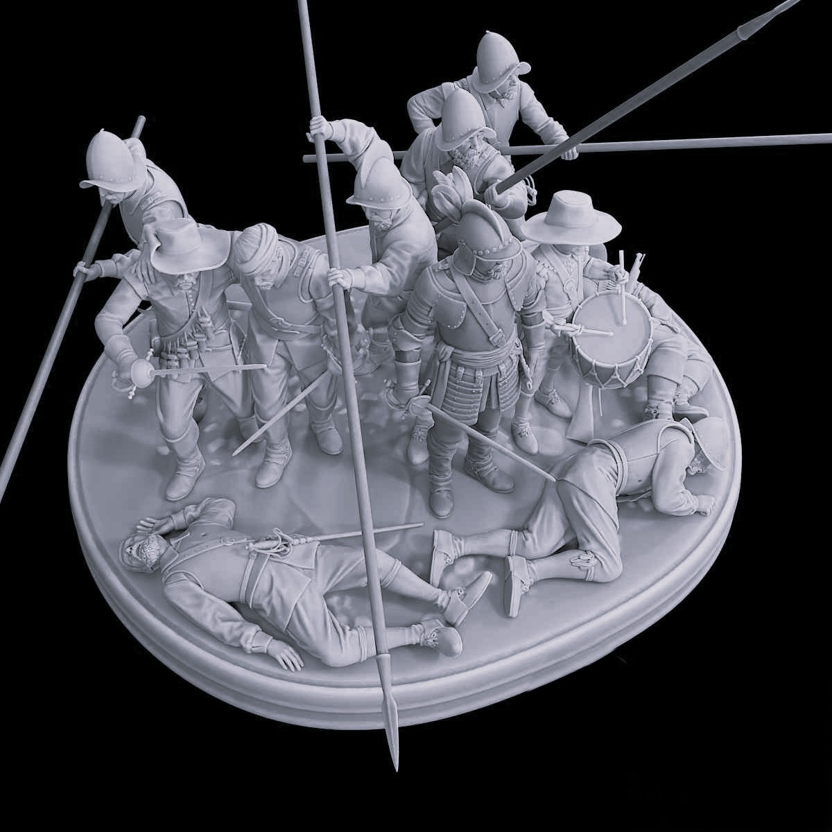 Tercios battle at Rocroi
