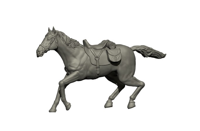 Cavalry Horse running v2