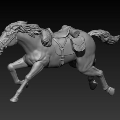 Cavalry Horse running