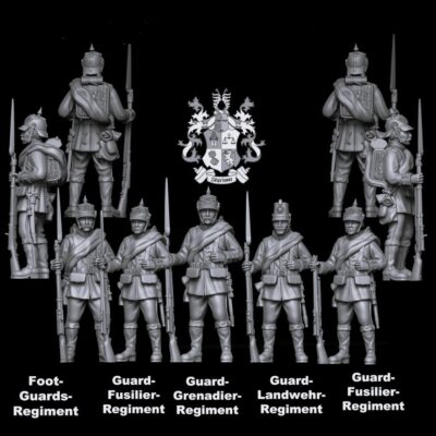 4x Prussian Guards 1866-71