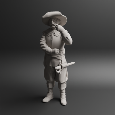 Spanish Conquistador Abanderado