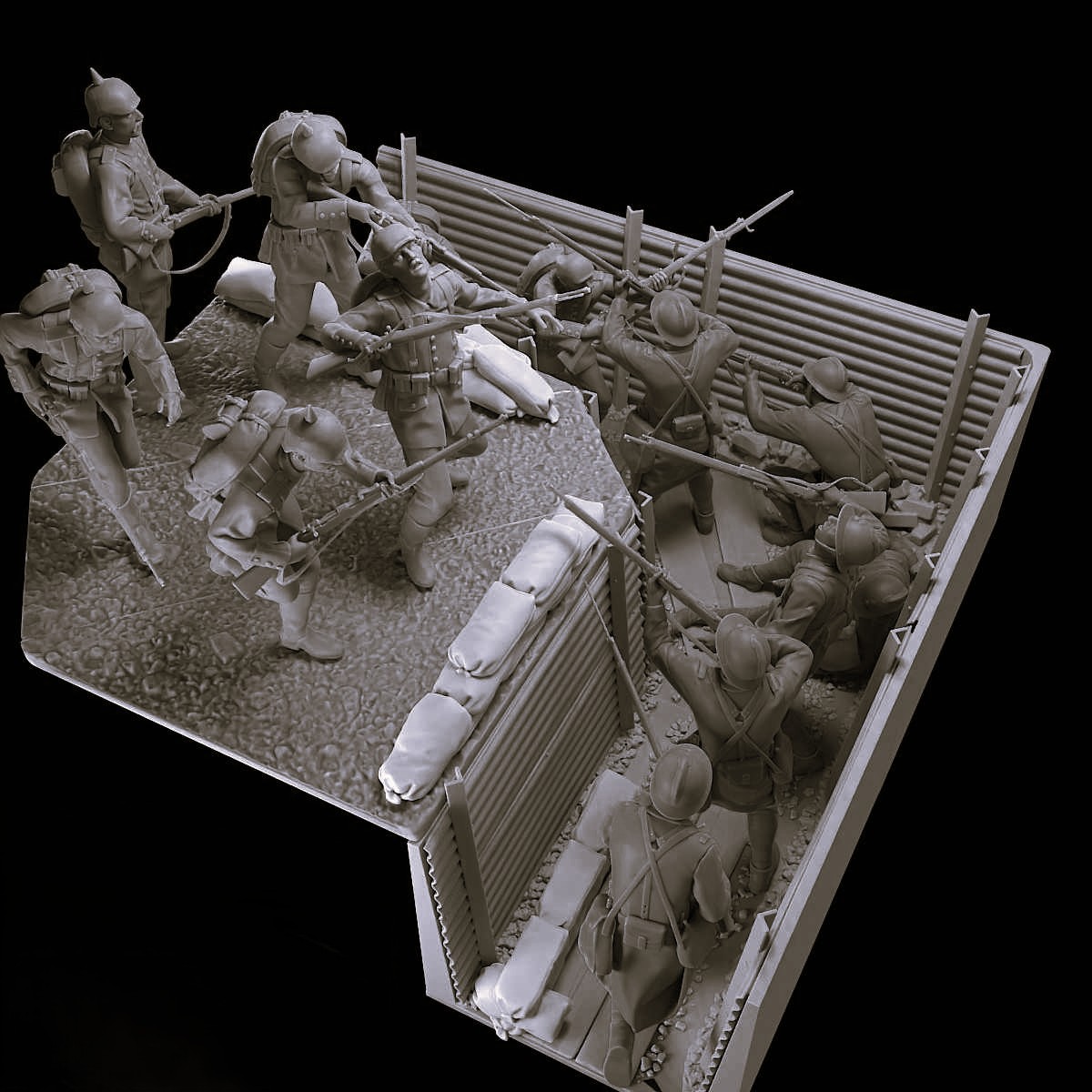 WWI Frenchs vs Germans set